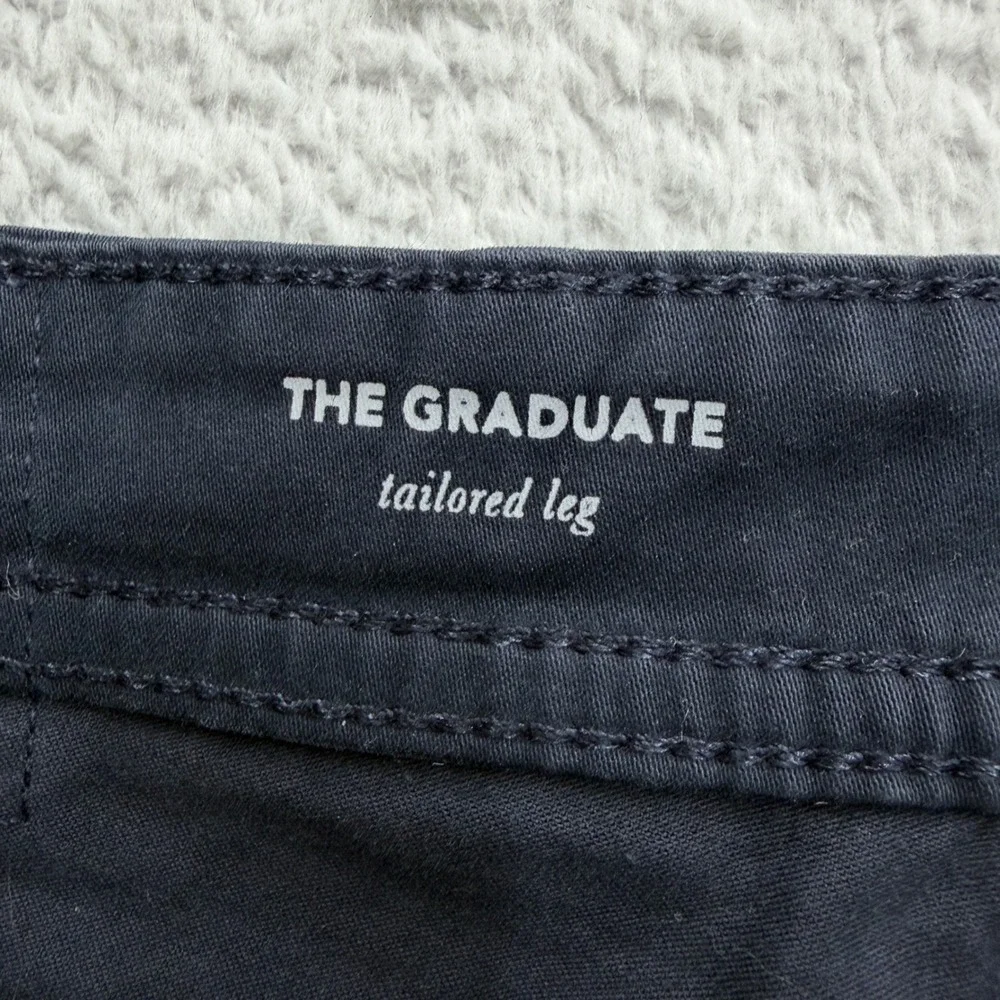 AG Adriano Goldschmied The Graduate Tailored Leg Navy Blue Pant 32x34 1174SUDNNY